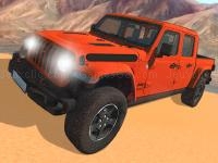 Dangerous jeep hilly driver simulator