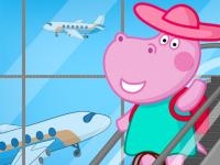 Hippo family airport adventure
