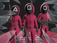 Squid game 3d glass bridge