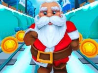 Subway santa runner christmas