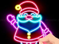 Draw glow christmas