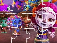 Super monster halloween jigsaw game