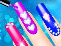 Glow nails: manicure nail salon game for girls