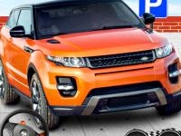 Classic jeep car parking