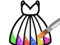Princess glitter coloring - for kids