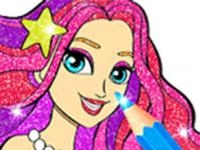 Princess mermaid coloring game