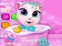 Baby angela bathing time
