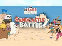 Sandcastle battle - we bare bears