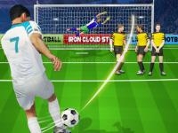 Soccer strike penalty kick