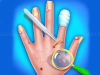 Hand skin doctor - hospital game