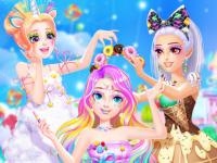 Princess candy makeup