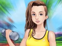 Fitness girls dress up game for girl