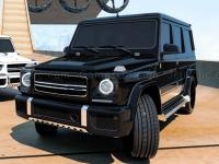 Truck stunt on the sky way