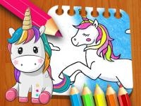 Unicorn coloring book