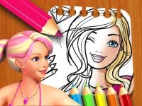 Barbie doll coloring book