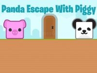Panda escape with piggy