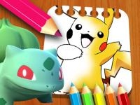 Pokemon coloring book for kids