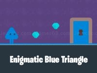 Enigmatic blue triangle