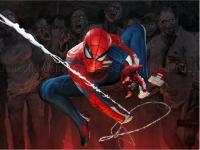 Spiderman vs zombie