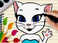 Talking angela coloring book