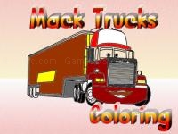 Mack trucks coloring