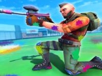 Paintball shooting game