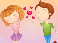 Restaurant secret kiss