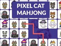 Cat pixel mahjong