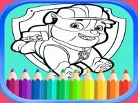 Paw patrol coloring book for puppy patrol for kids