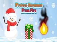 Protect snowman from fire