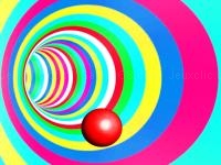 Color tunnel ball