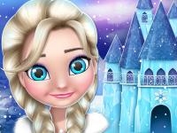 Ice princess doll house design and decoration game