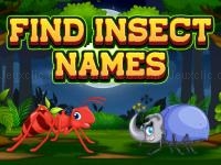 Find insect names