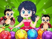 Miraculous ladybug bubble shooter