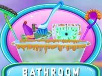 Bathroom clean and deco