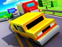 Blocky highway: traffic racing