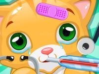 Little cat doctor pet vet game