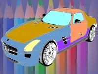 Muscle cars coloring
