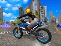 City bike stunt racing