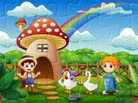 Farm animal jigsaw