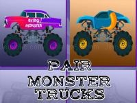 Monster trucks pair