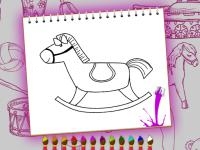 Coloring book: toy shop