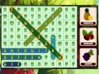 Word search fruits