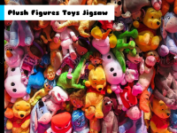 Plush figures toys jigsaw