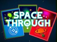 Space through - card clicker game