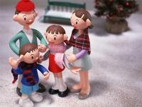 Christmas clay doll puzzle