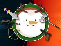 Kick the snowman xmas