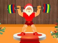 Santa weightlifter
