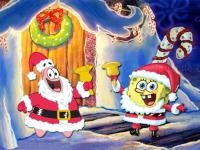 Spongebob christmas jigsaw puzzle