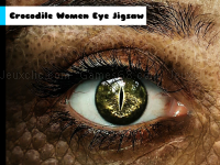 Crocodile women eye jigsaw